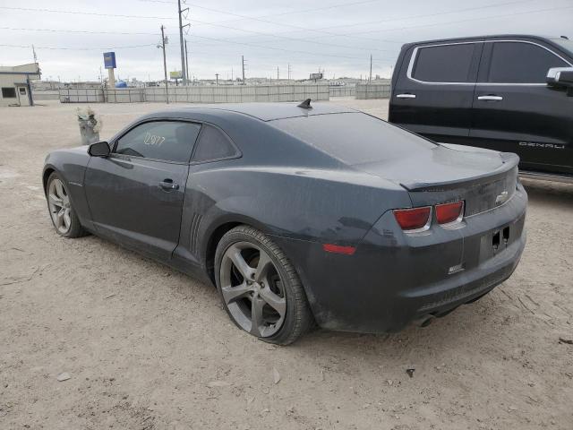 2G1FA1E31D9162871 - 2013 CHEVROLET CAMARO LS BLACK photo 2