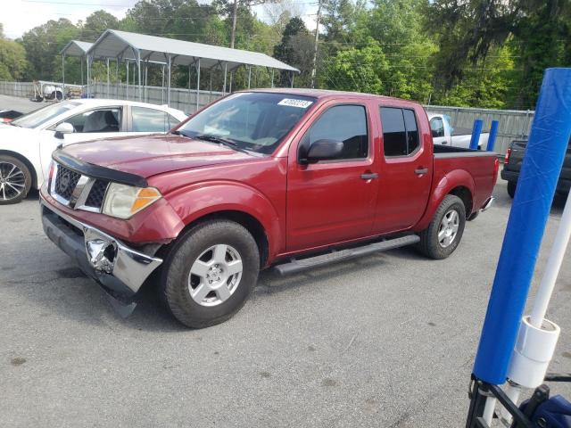 1N6AD07U28C433716 - 2008 NISSAN FRONTIER CREW CAB LE BURGUNDY photo 1