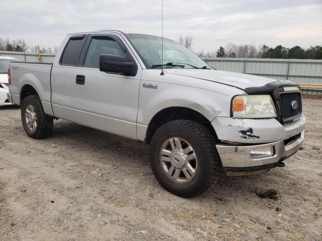 1FTPX14525KD25783 - 2005 FORD F150 SILVER photo 4