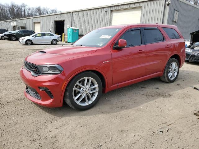 1C4SDJCT8MC820419 - 2021 DODGE DURANGO R/T RED photo 1