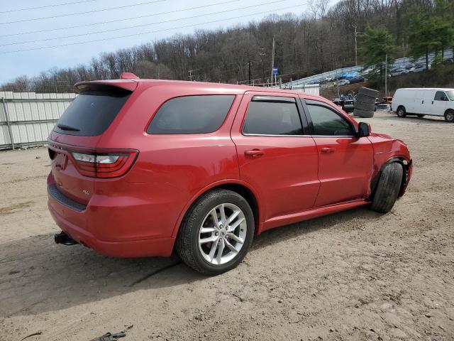 1C4SDJCT8MC820419 - 2021 DODGE DURANGO R/T RED photo 3