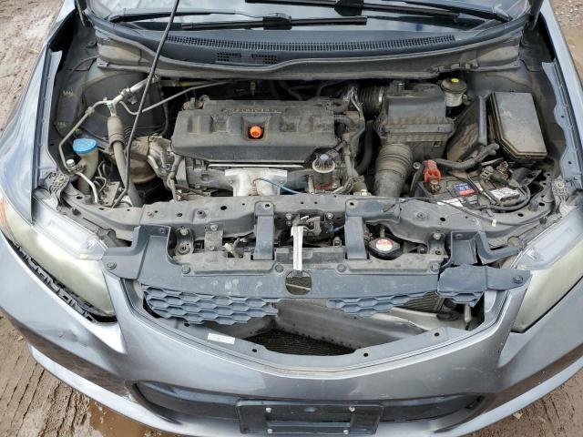 2HGFG3B87CH525567 - 2012 HONDA CIVIC EX GRAY photo 11