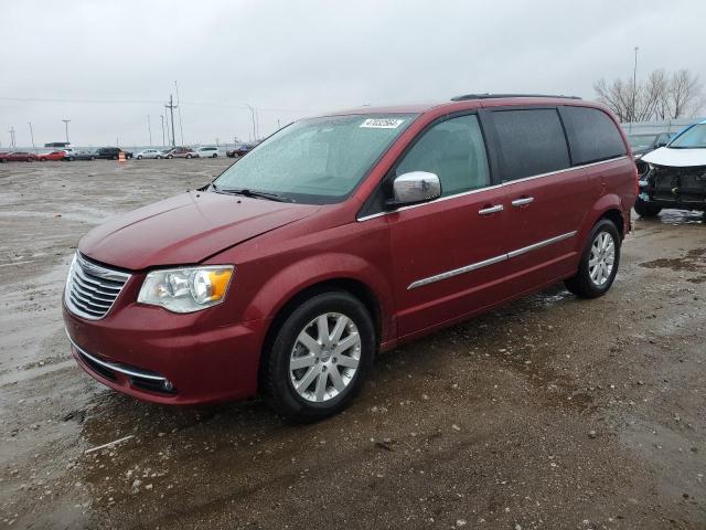 2C4RC1CGXCR107483 - 2012 CHRYSLER TOWN & COU TOURING L MAROON photo 1
