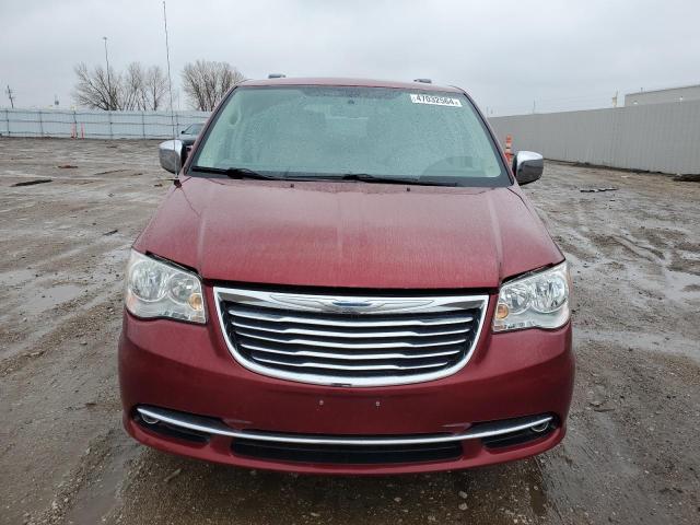 2C4RC1CGXCR107483 - 2012 CHRYSLER TOWN & COU TOURING L MAROON photo 5