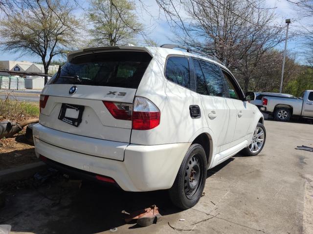 WBXPC93407WF11794 - 2007 BMW X3 3.0SI WHITE photo 4