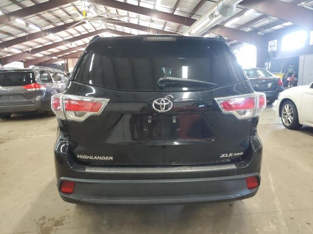 5TDJKRFH1GS340569 - 2016 TOYOTA HIGHLANDER XLE 黑色 照片 6