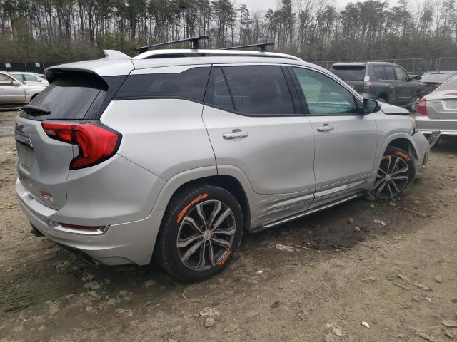 3GKALSEX4JL191573 - 2018 GMC TERRAIN DENALI SILVER photo 3