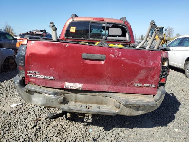 5TELU42N46Z247130 - 2006 TOYOTA TACOMA DOUBLE CAB BURGUNDY photo 6