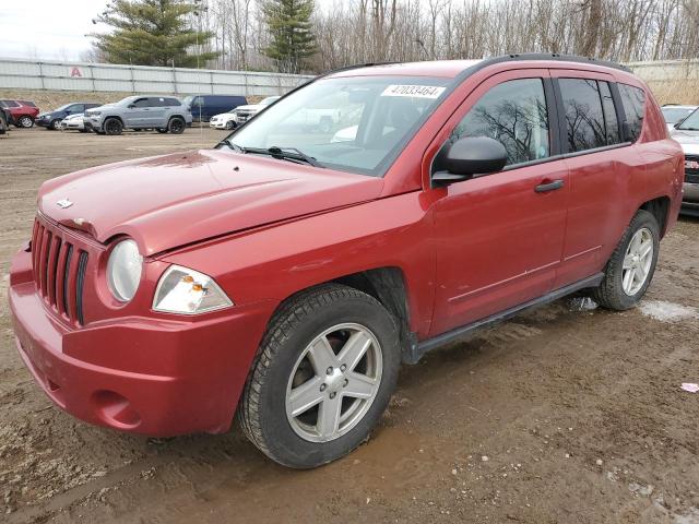 1J8FT47W98D737679 - 2008 JEEP COMPASS SPORT RED photo 1