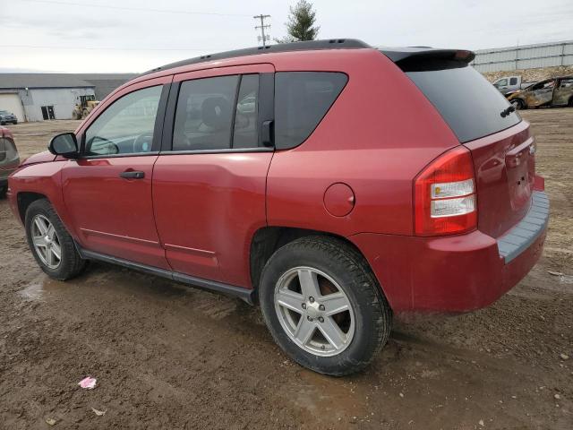 1J8FT47W98D737679 - 2008 JEEP COMPASS SPORT RED photo 2