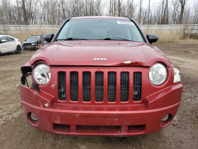 1J8FT47W98D737679 - 2008 JEEP COMPASS SPORT RED photo 5
