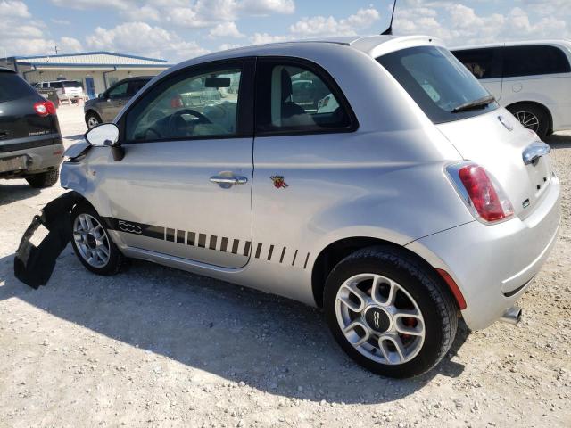 3C3CFFAR4CT291044 - 2012 FIAT 500 POP SILVER photo 2