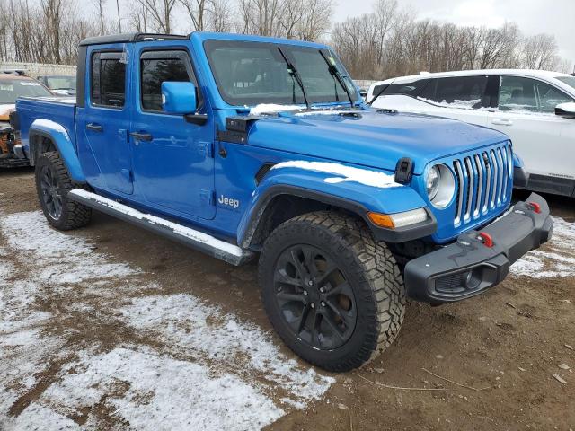 1C6HJTFG5ML538341 - 2021 JEEP GLADIATOR OVERLAND BLUE photo 4