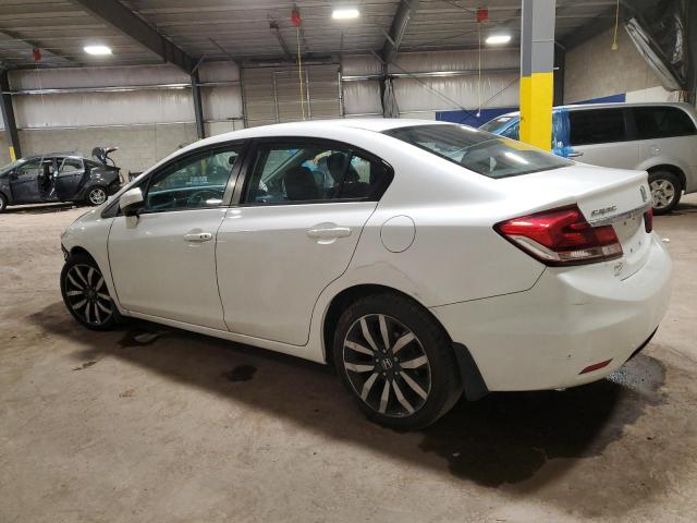 19XFB2F94FE223163 - 2015 HONDA CIVIC EXL WHITE photo 2