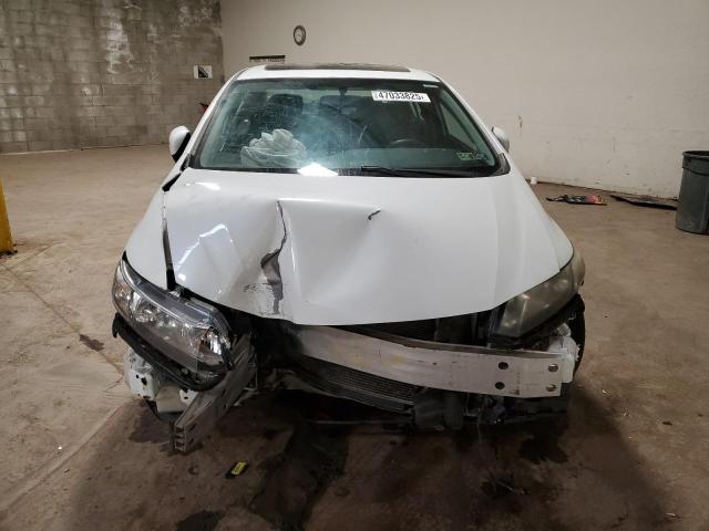 19XFB2F94FE223163 - 2015 HONDA CIVIC EXL WHITE photo 5