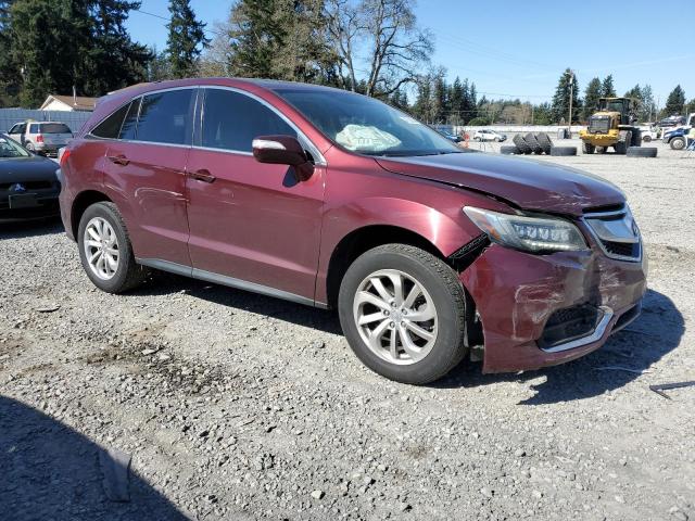 5J8TB3H32GL003774 - 2016 ACURA RDX BURGUNDY photo 4