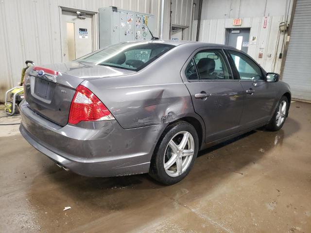 3FAHP0JA7BR321595 - 2011 FORD FUSION SEL GRAY photo 3