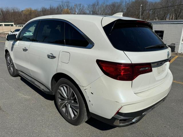 5J8YD4H76JL002756 - 2018 ACURA MDX TECHNOLOGY WHITE photo 2