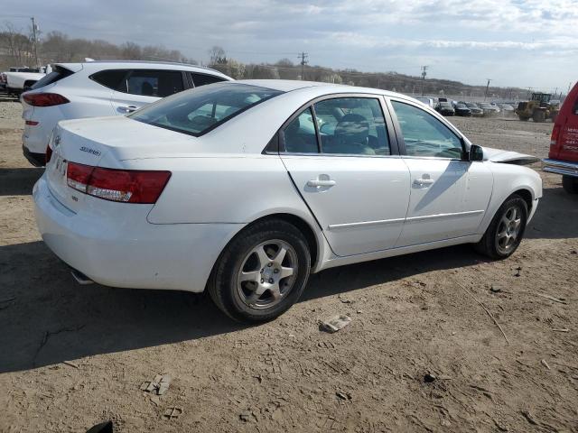 5NPEU46F66H152356 - 2006 HYUNDAI SONATA GLS WHITE photo 3