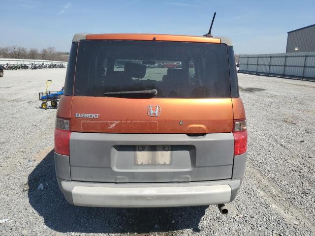 5J6YH18635L006806 - 2005 HONDA ELEMENT EX ORANGE photo 6