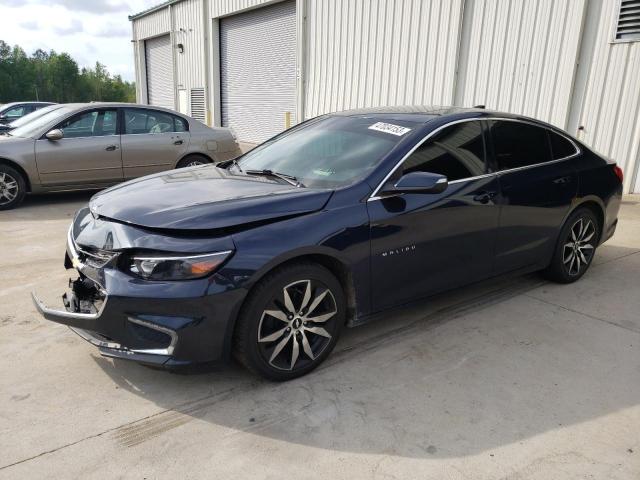 1G1ZE5ST1HF107749 - 2017 CHEVROLET MALIBU LT BLUE photo 1