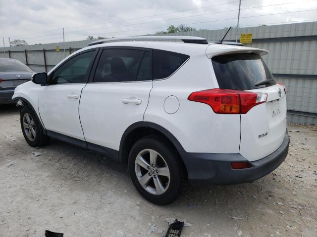 2T3RFREV5FW269095 - 2015 TOYOTA RAV4 XLE WHITE photo 2