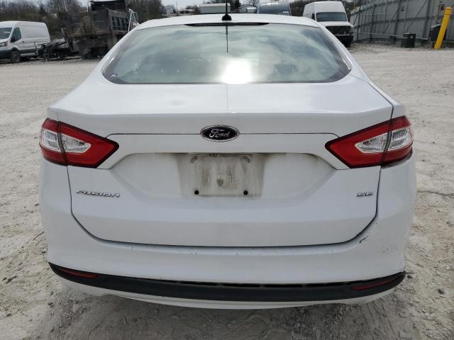 3FA6P0H77DR182606 - 2013 FORD FUSION SE WHITE photo 6