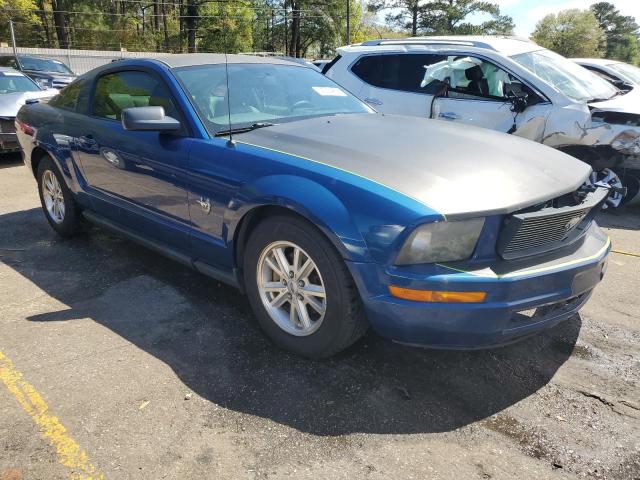 1ZVHT80N495141090 - 2009 FORD MUSTANG BLUE photo 4