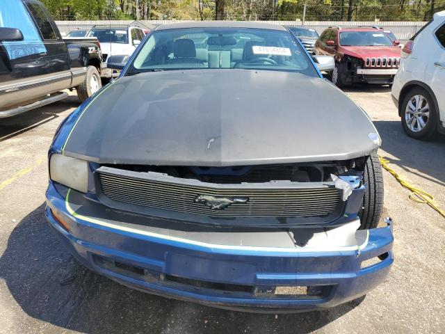 1ZVHT80N495141090 - 2009 FORD MUSTANG BLUE photo 5