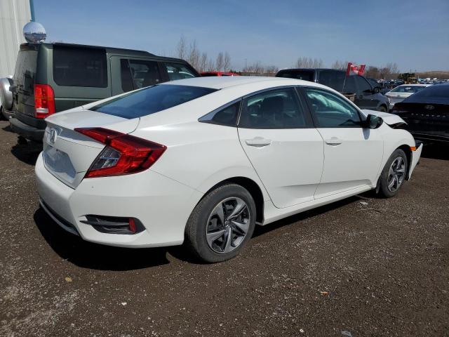 2HGFC2F55KH043913 - 2019 HONDA CIVIC LX WHITE photo 3
