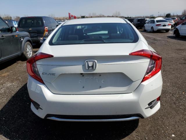 2HGFC2F55KH043913 - 2019 HONDA CIVIC LX WHITE photo 6