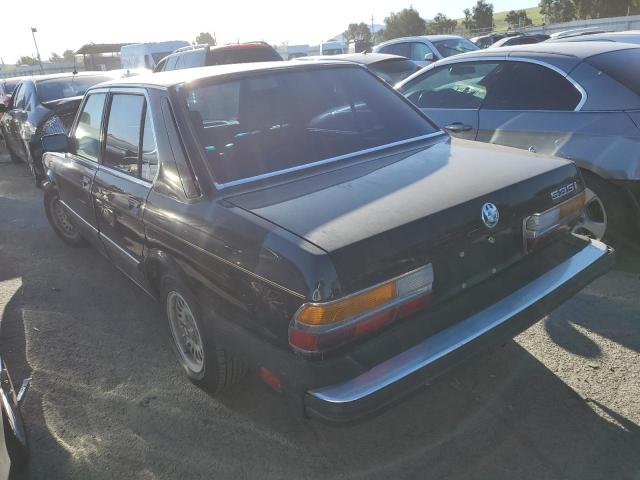 WBADC7406G0960717 - 1986 BMW 5 SERIES I BLACK photo 2
