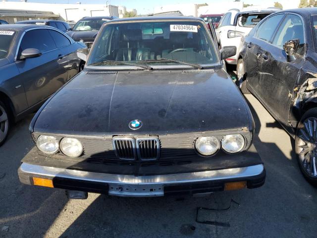 WBADC7406G0960717 - 1986 BMW 5 SERIES I BLACK photo 5