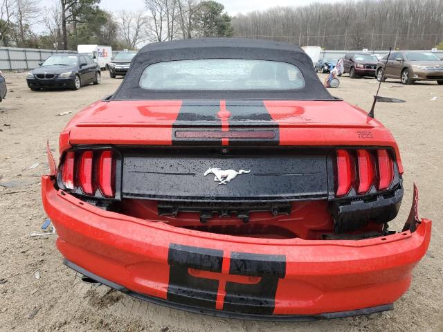 1FATP8UH5J5115064 - 2018 FORD MUSTANG RED photo 6