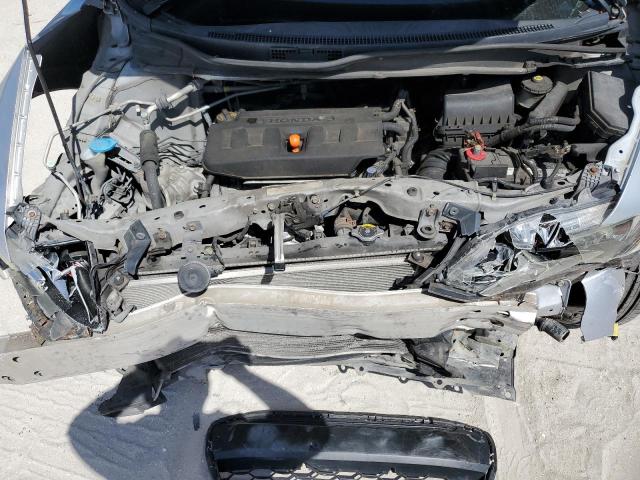2HGFG3B18CH545863 - 2012 HONDA CIVIC EXL ვერცხლისფერი ფოტო 11