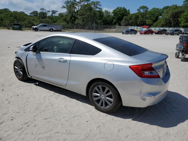 2HGFG3B18CH545863 - 2012 HONDA CIVIC EXL ვერცხლისფერი ფოტო 2