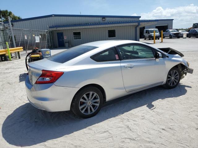 2HGFG3B18CH545863 - 2012 HONDA CIVIC EXL ვერცხლისფერი ფოტო 3