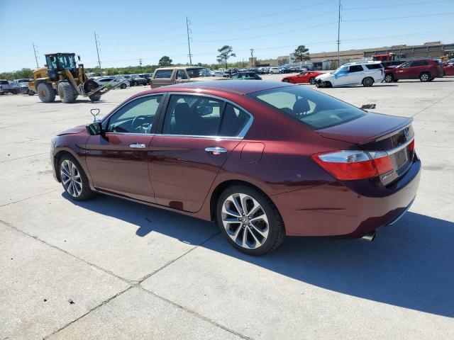 1HGCR2F58EA246766 - 2014 HONDA ACCORD SPORT BURGUNDY photo 2