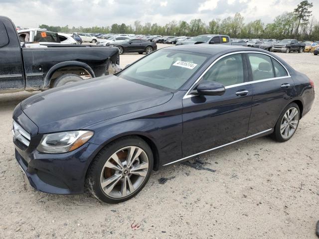 55SWF4JB6JU269055 - 2018 MERCEDES-BENZ C 300 BLUE photo 1