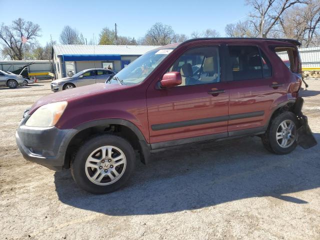 JHLRD78833C016374 - 2003 HONDA CR-V EX MAROON photo 1