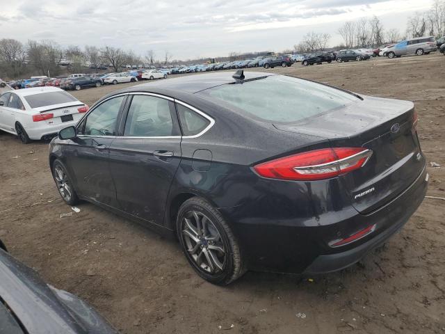 3FA6P0CD5KR264702 - 2019 FORD FUSION SEL BLACK photo 2