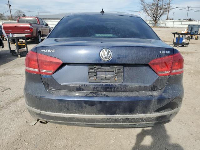 1VWBN7A35DC041351 - 2013 VOLKSWAGEN PASSAT SE BLUE photo 6