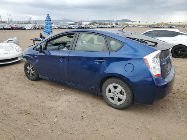 JTDKN3DUXB1403778 - 2011 TOYOTA PRIUS BLUE photo 2