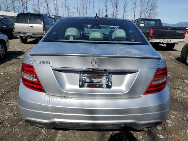 WDDGF5HB1DR259989 - 2013 MERCEDES-BENZ C 350 SILVER photo 6