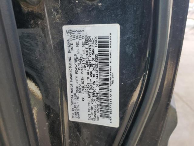 5TBBT4413YS018505 - 2000 TOYOTA TUNDRA ACCESS CAB შავი ფოტო 12