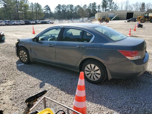 1HGCP26369A147079 - 2009 HONDA ACCORD LX CHARCOAL photo 2