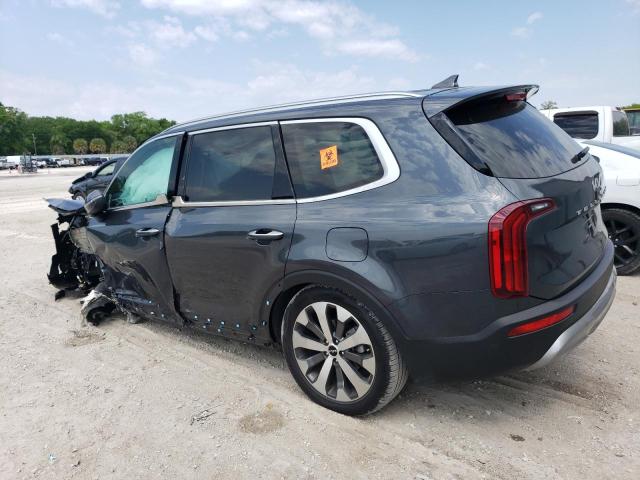 5XYP64HC4NG255013 - 2022 KIA TELLURIDE S GRAY photo 2