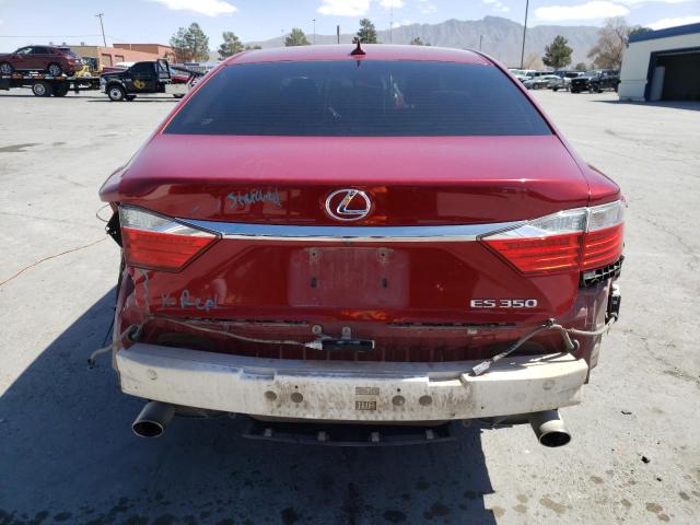 JTHBK1GG2D2008251 - 2013 LEXUS ES 350 RED photo 6