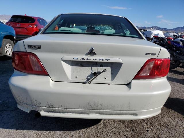 4A3AA46G33E210481 - 2003 MITSUBISHI GALANT ES WHITE photo 6