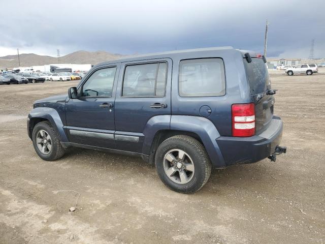 1J8GP28K08W271721 - 2008 JEEP LIBERTY SPORT BLUE photo 2